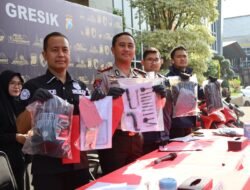 Ungkap Sindikat Curanmor Lintas Wilayah, Polres Gresik Amankan 11 Tersangka