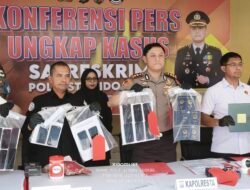 Polresta Sidoarjo Ungkap Jaringan Penipuan Elektronik Lintas Negara, Delapan WNA Vietnam Diamankan